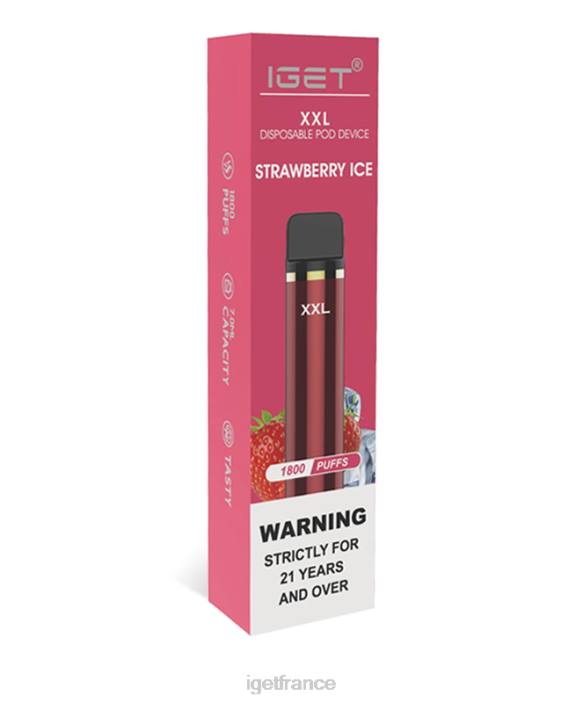 Vape France X02H75 IGET xxl glace à la fraise