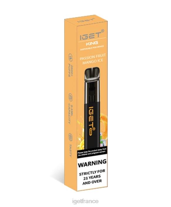 IGET Bar France X02H111 j'ai le roi glace à la mangue et aux fruits de la passion