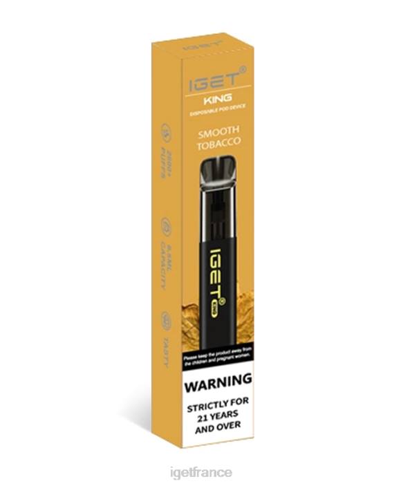 IGET Vape Online X02H115 j'ai le roi tabac lisse